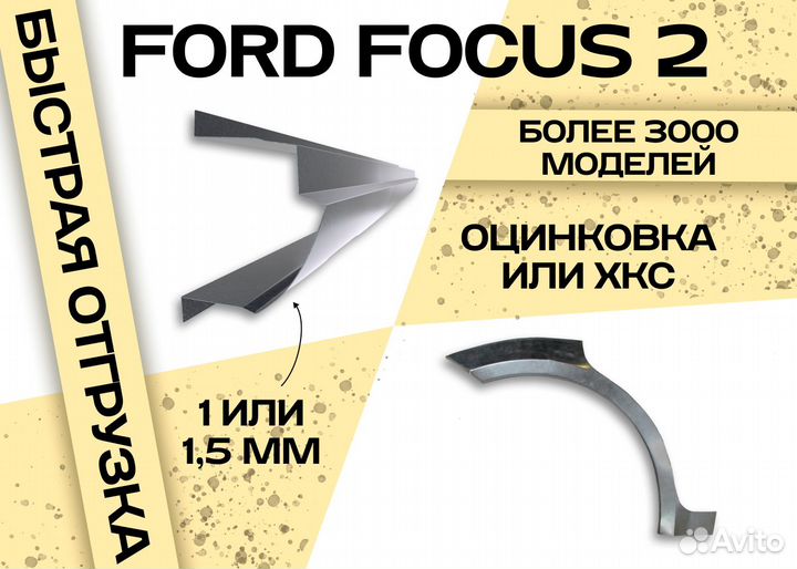 Кузовные пороги Ford Telstar 1 1982-1987 хэтчбек 5 дверей и другие