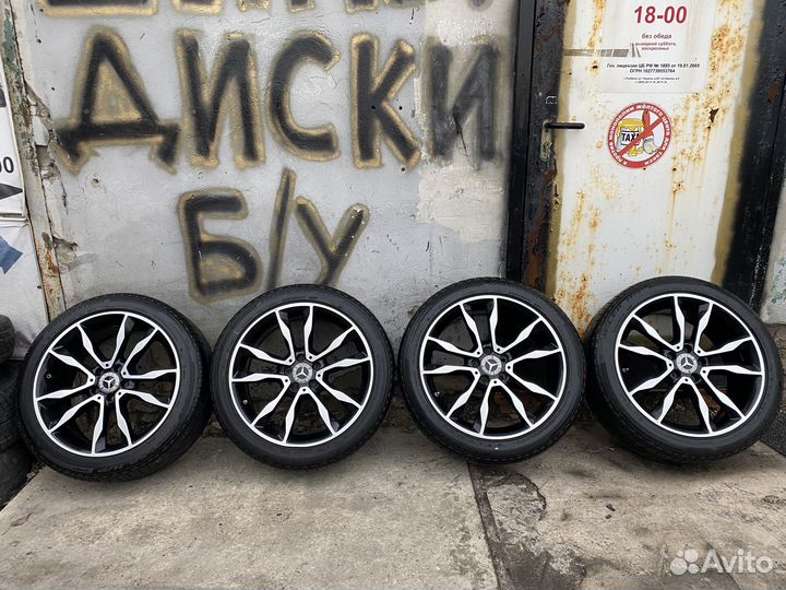 Комплект колес 235/45R19 mercedes GLA AMG