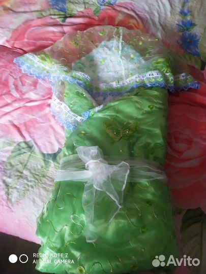 Конверт одеяло на выписку зимнее