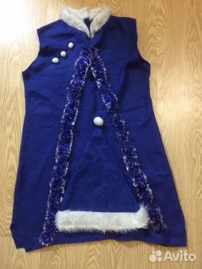 Новогодний маскарадный костюм Снегурочки