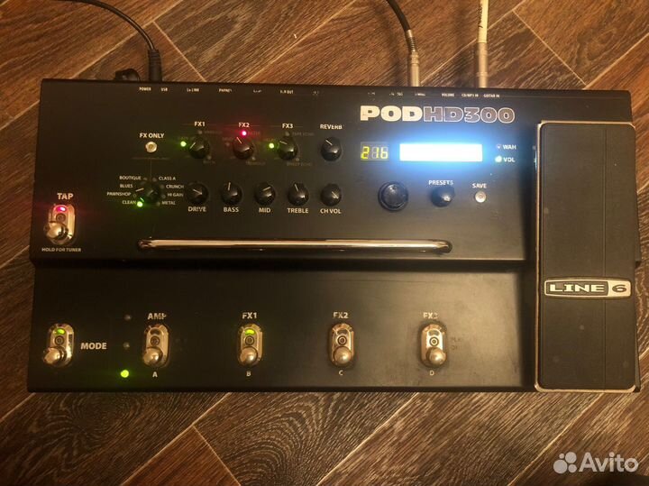 Гитарный процессор Line 6 Pod hd300