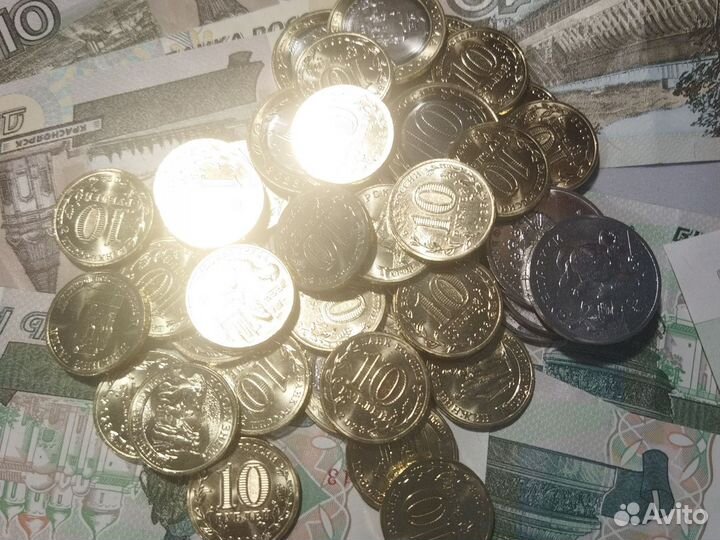 Коллекционные монеты 2023г общей суммой на 500р