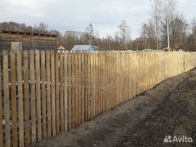 Штакетник деревянный