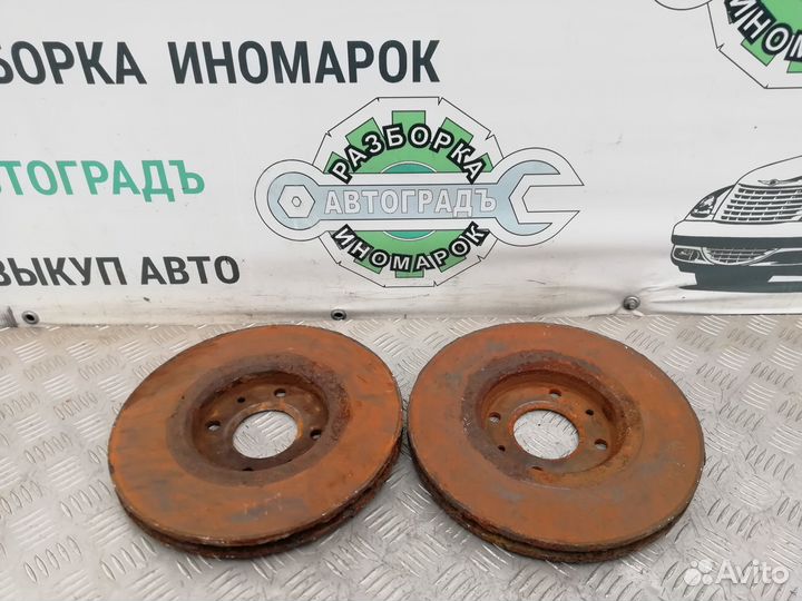 Диски тормозные передние Peugeot 307 2003г