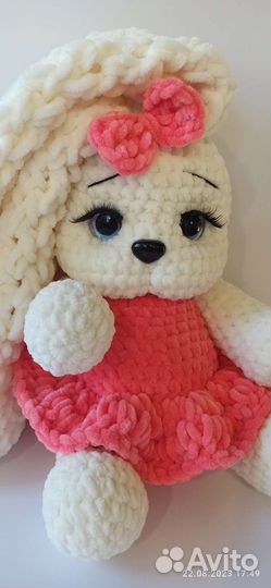 Зайка вязанная