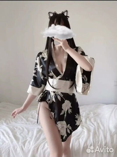 Платье халат кимоно