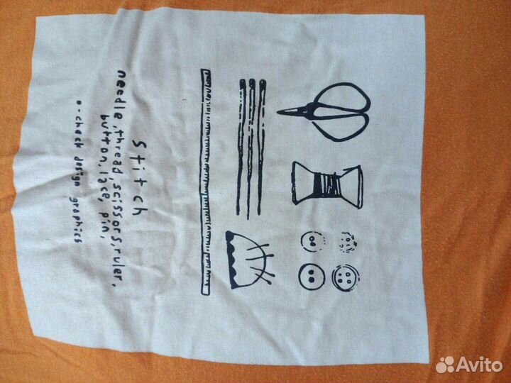 Оранжевая футболка 44-46