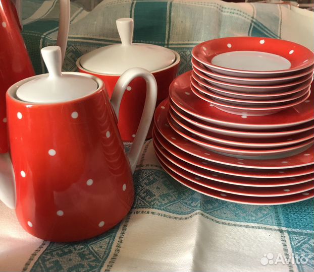 Чайно кофейный сервиз kahla ГДР