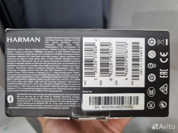 Колонка jbl clip 4