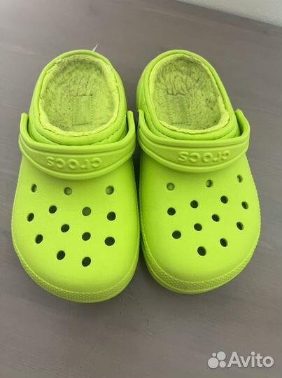 Crocs сабо детские утепленные C11 (28 размер)