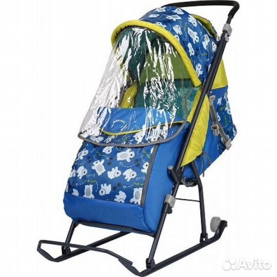 Детские санки коляска