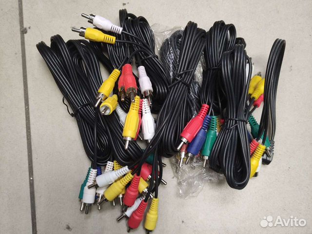 Провода RCA, тюльпан