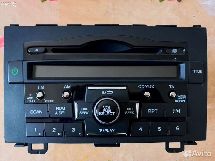 Штатная магнитола Honda CRV 2011 39100-SWA-G012-M
