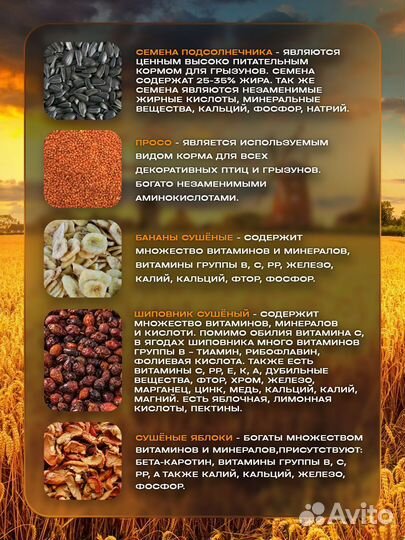 Корм для грызунов