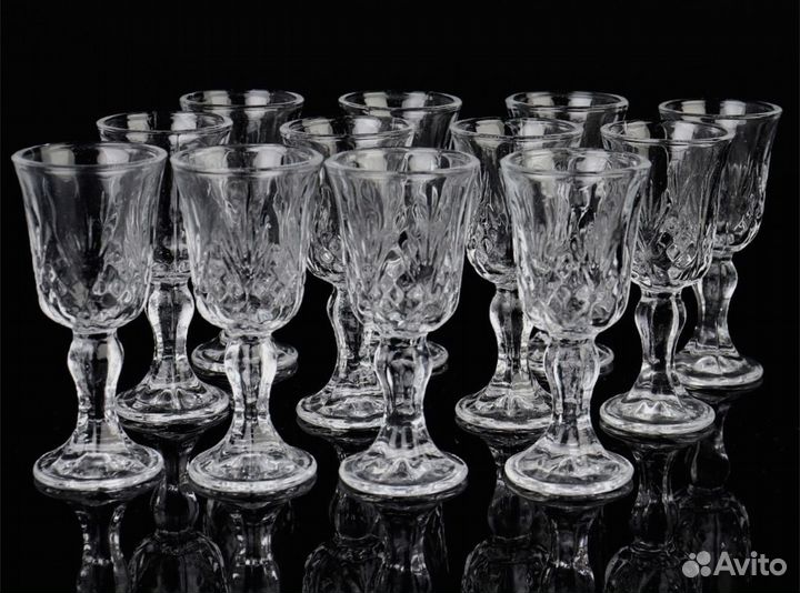 Рюмка миниатюрная. 20 мл, 12 штук