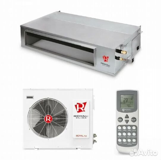 Канальный сплит Royal Clima ES-D 24HWN/ES-E 24HN