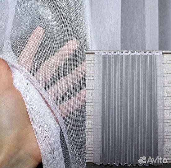 Тюль новый готовый лён Цена с пошивом Екатеринбург