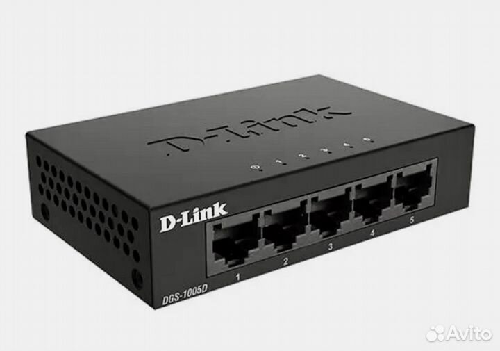 Новый гигабитный коммутатор D-link DGS-1005D
