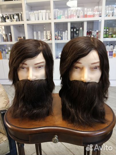 Голова-манекен учебная мужская 