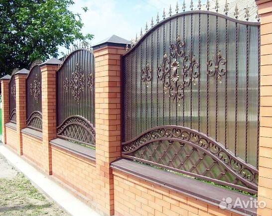 Тротуарная плитка, художественная ковка