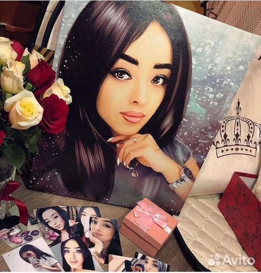 Портрет на холсте по фото