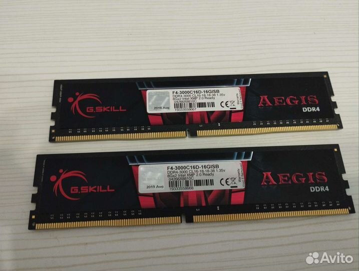 Gskill Aegis ddr4 16gb 3000Mgz