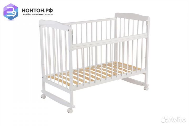 Кроватка детская Белла белая