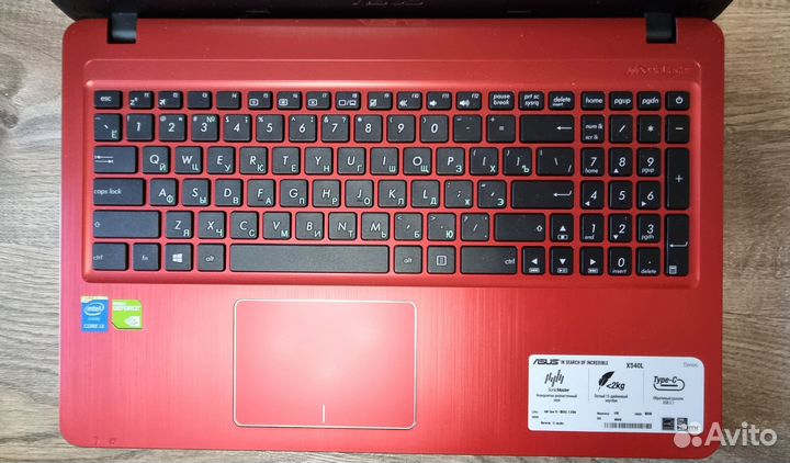 Ноутбук Asus x540lj