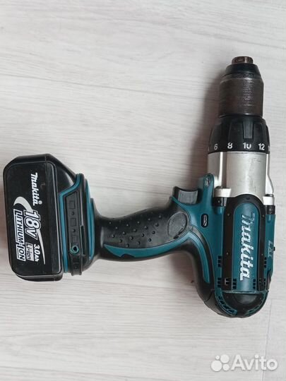 Аккумуляторная дрель шуруповерт makita 18v