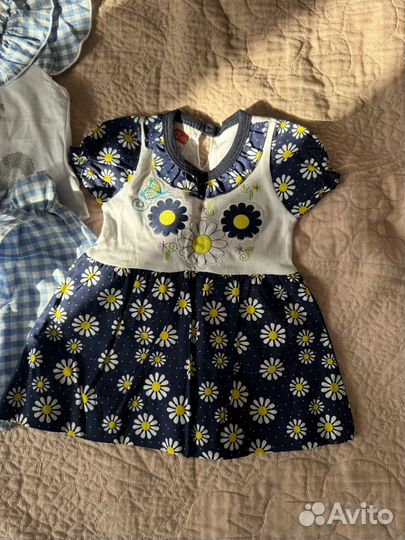 Вещи пакетом на девочку 80 86