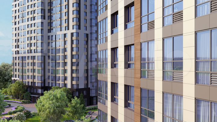 1-к. квартира, 32,5 м², 24/25 эт.