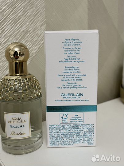Духи Guerlain aqua allegoria Teazzurra