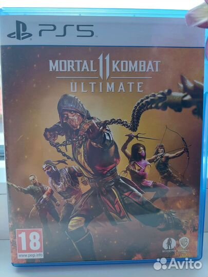 Игры на дисках для ps5 Mortal Kombat 11 Ultimate