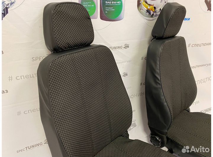 Чехлы сидений УАЗ 452, Буханка с 2016, 2 места