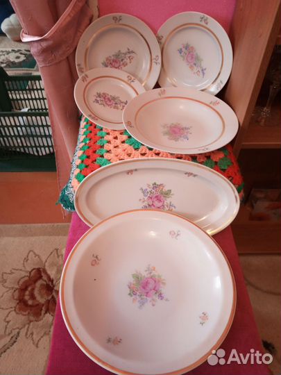 Столовый сервиз фарфор СССР
