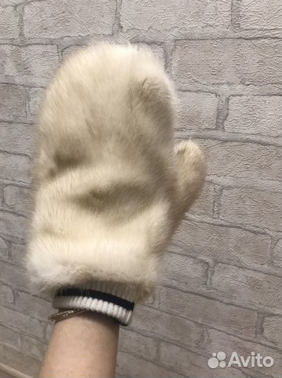Норковые варежки (целиковая норка)
