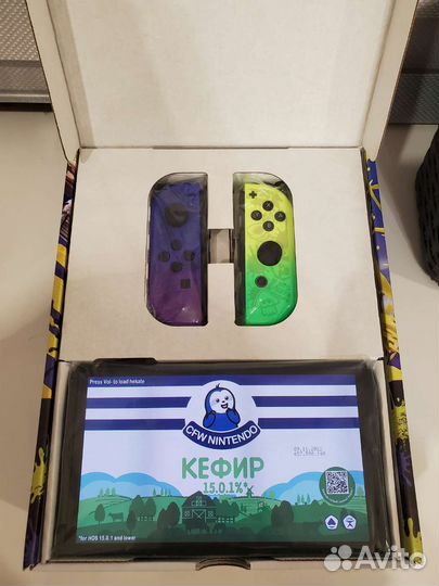 New Прошитая Nintendo Switch Oled 64 - 586 GB