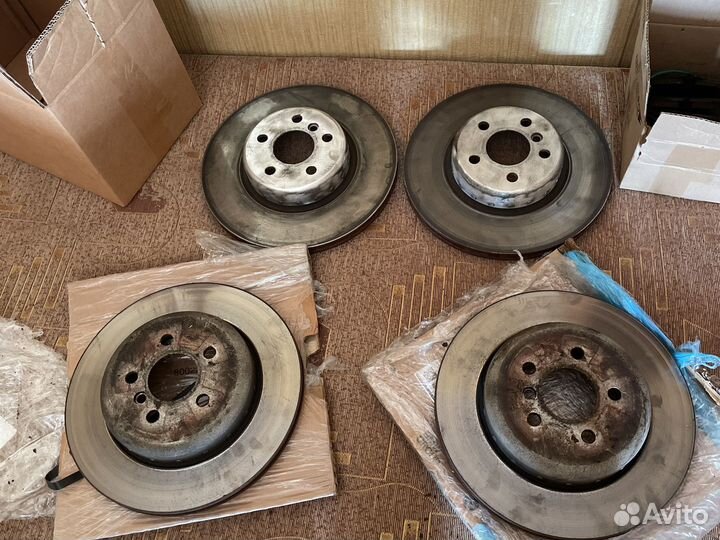 Тормозные диски+колодки BMW 5,g30
