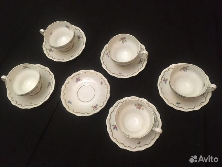 Weimar чашки и блюдца