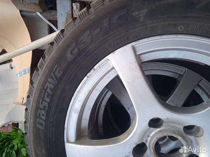 R16 Toyo Observe Garit 2 215/60, PCD 5x114.3 DIA 60.1