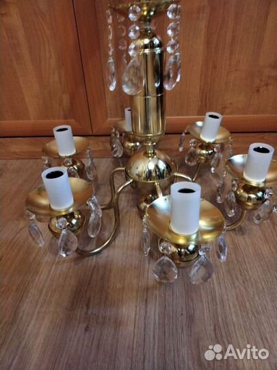 Люстра хрустальная чехословакия СССР