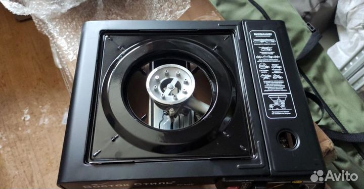 Плита походная с переходником