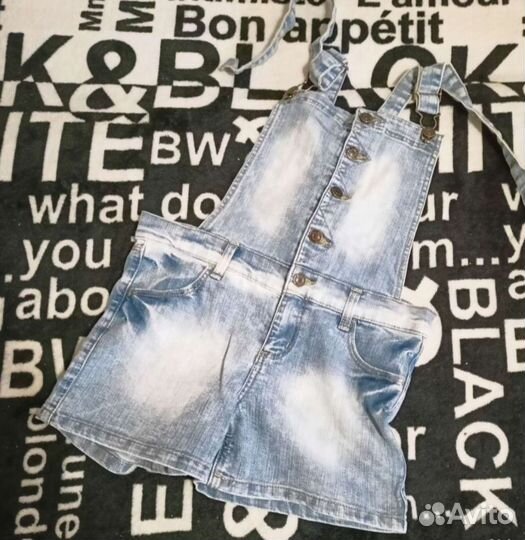 Джинсовые комбинезоны, джинсы