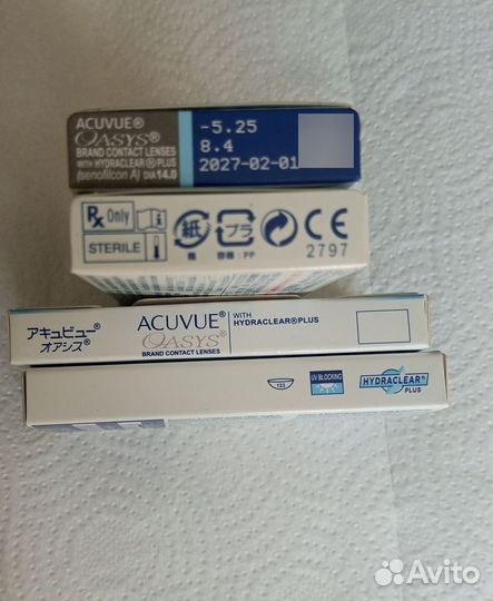 Линзы контактные acuvue oasys линзы Alcon акувью