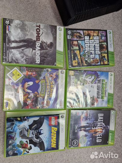 Игровая приставка xbox 360 500 с играми и джойстик