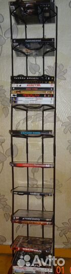 Полка для dvd дисков на 65 шт