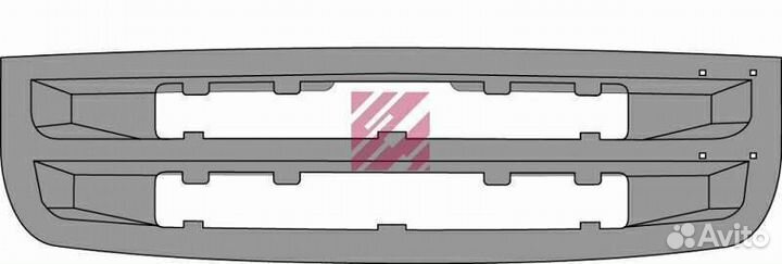 Решетка радиатора нижняя Scania R2010