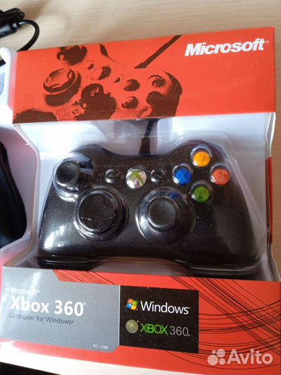 Геймпад xbox 360.Проводной. Новый