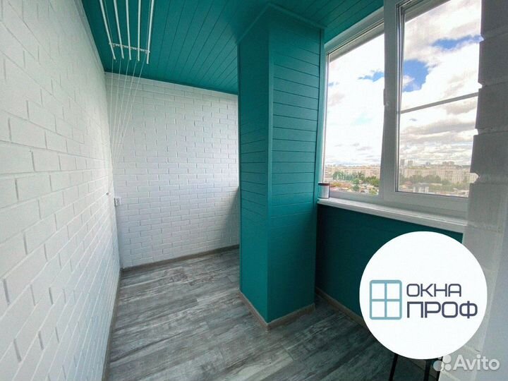 Остекление балкона /окна пвх и алюминиевые