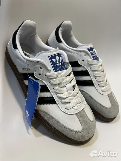 Adidas Samba женские белые